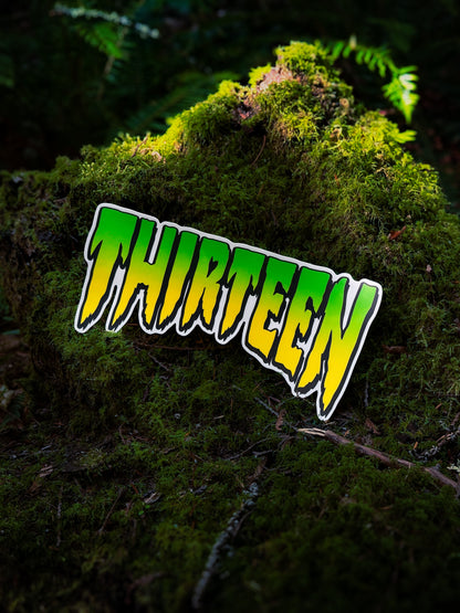 Thirteen Skate Logo Giant Ramp Slap