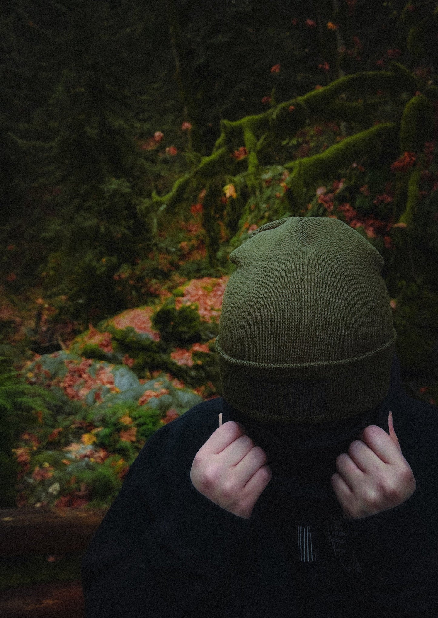 Thirteen Dark Logo Beanie - Ranger Green