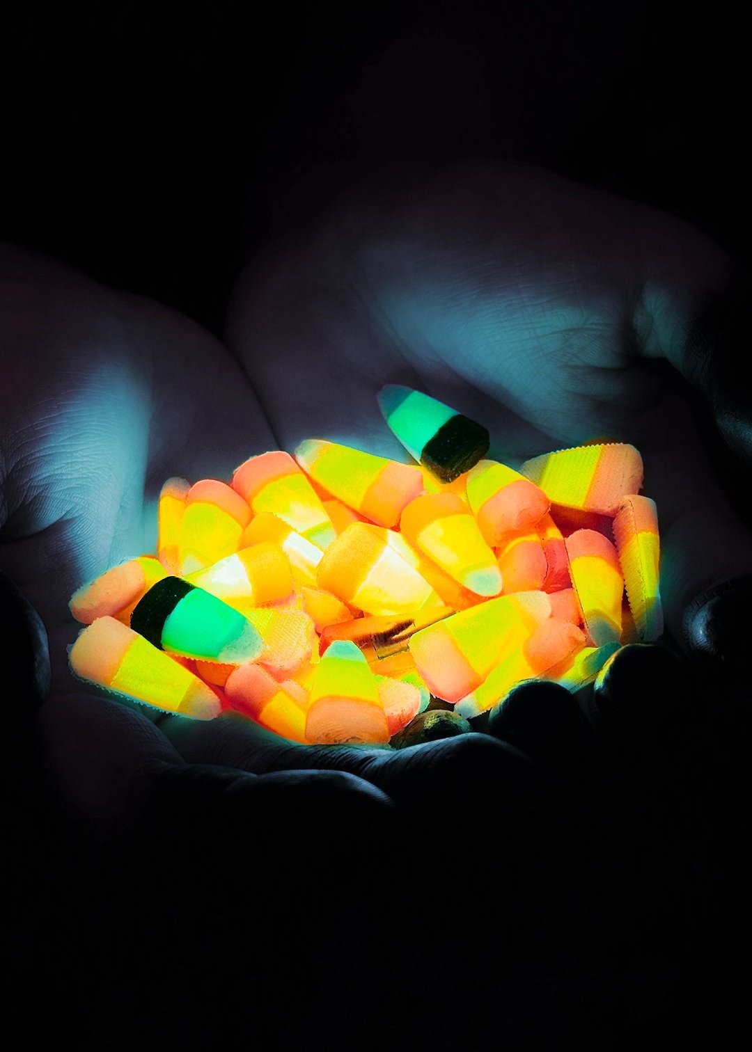 Candy Corn 3D Glow Patches - 2 Pack