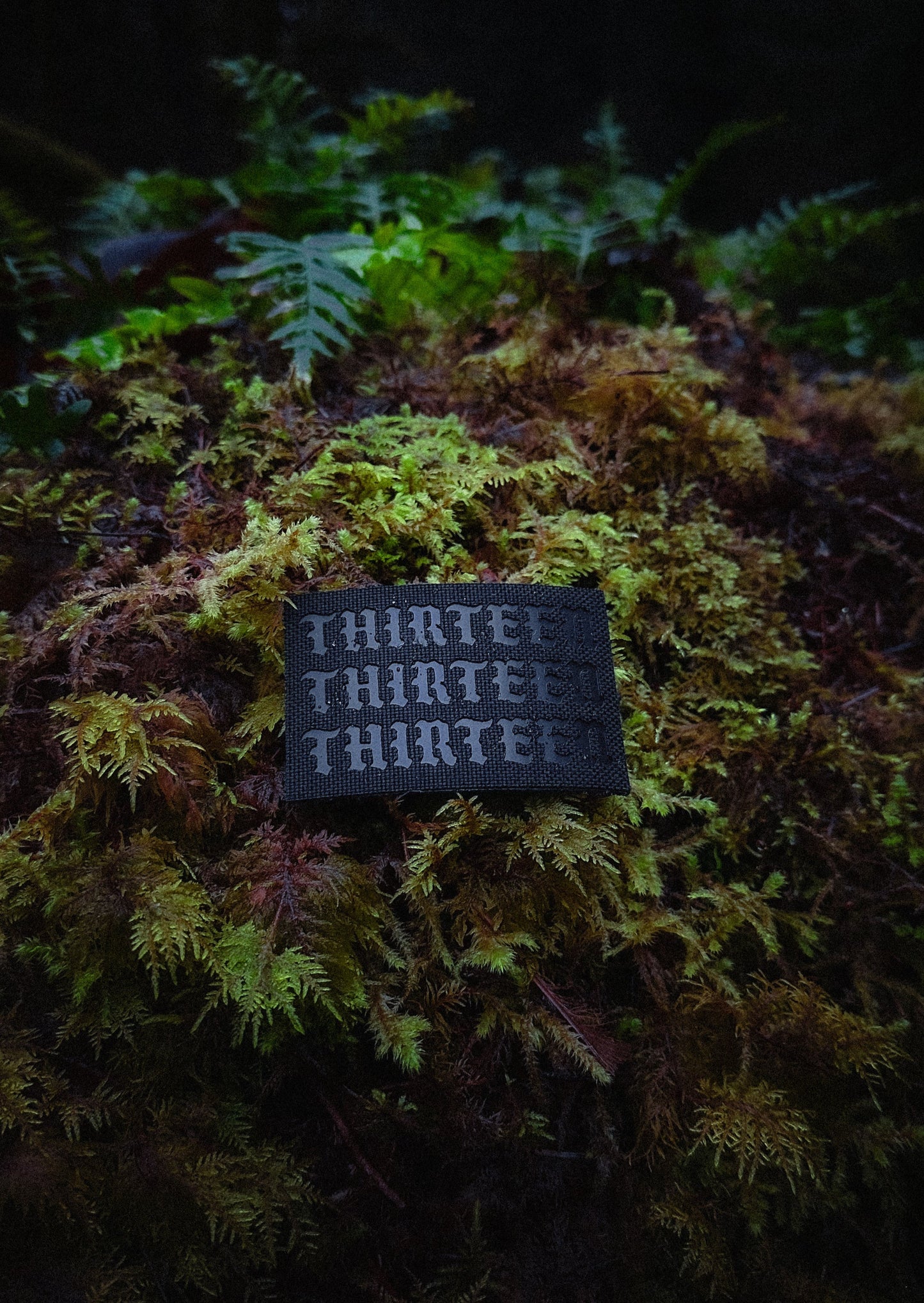 Triple Thirteen 3x2 Patch - Black/IR