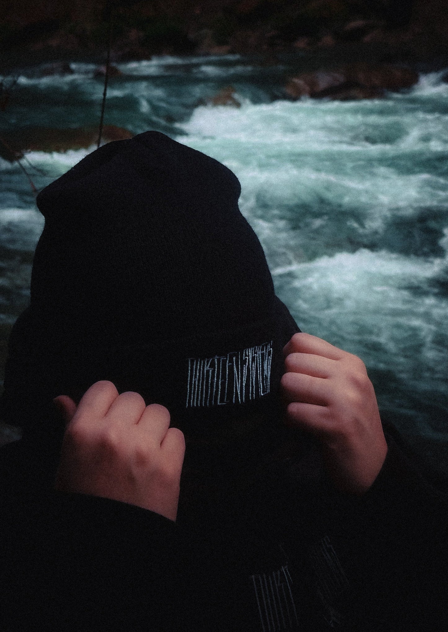 Thirteen Dark Logo Beanie - Black