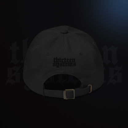 13 Systems Premium Dad Hat Black/Black