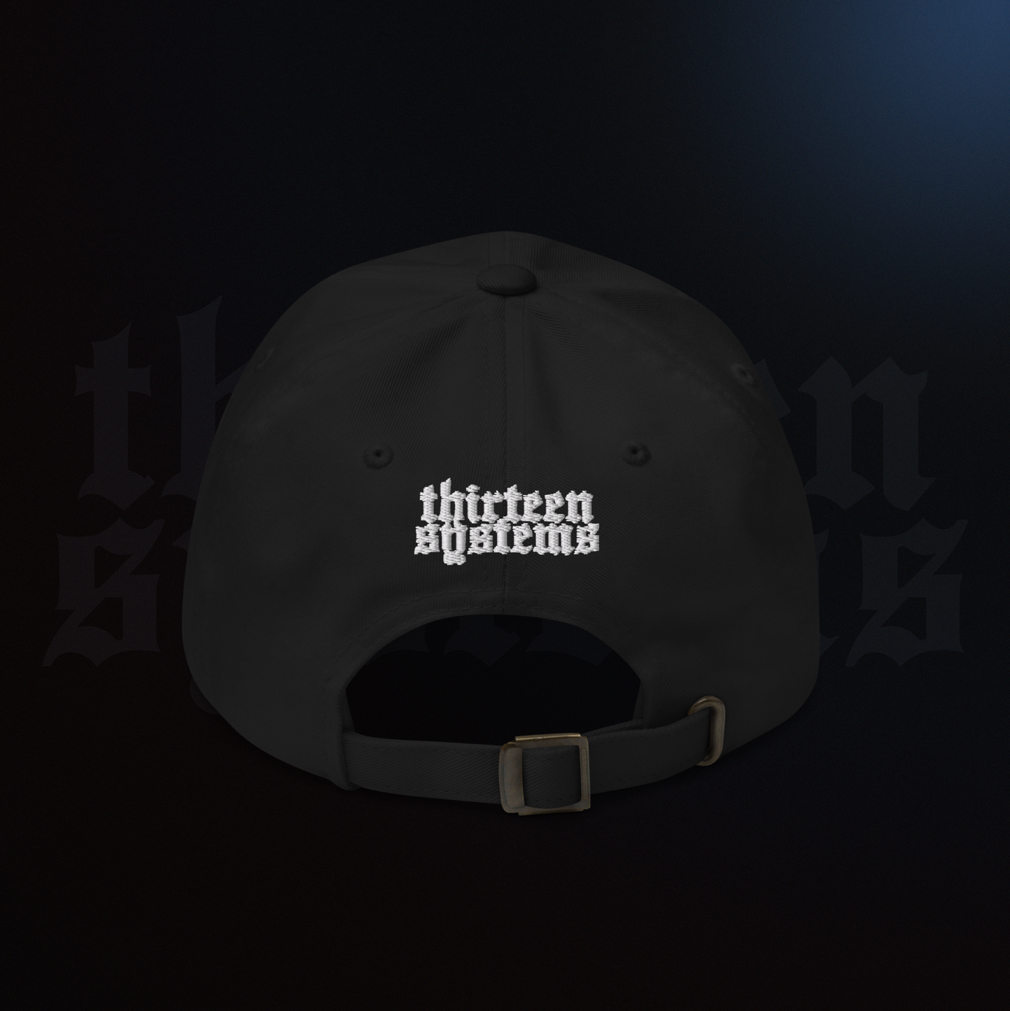 13 Systems Premium Dad Hat Black/White