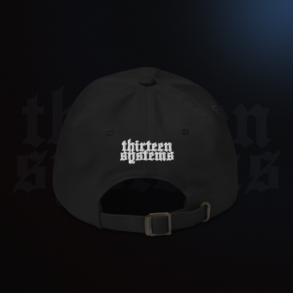 13 Systems Premium Dad Hat Black/White