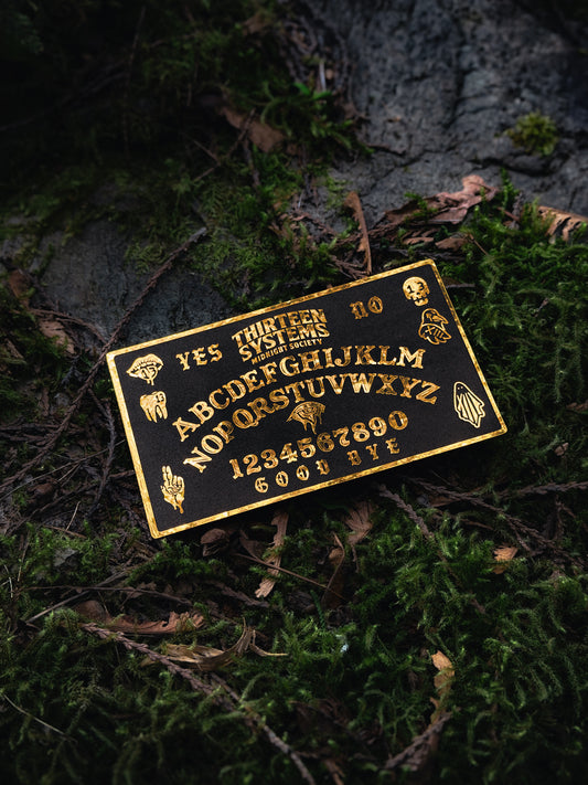 Ouija Board Slap - Gold Foil/Matte Black