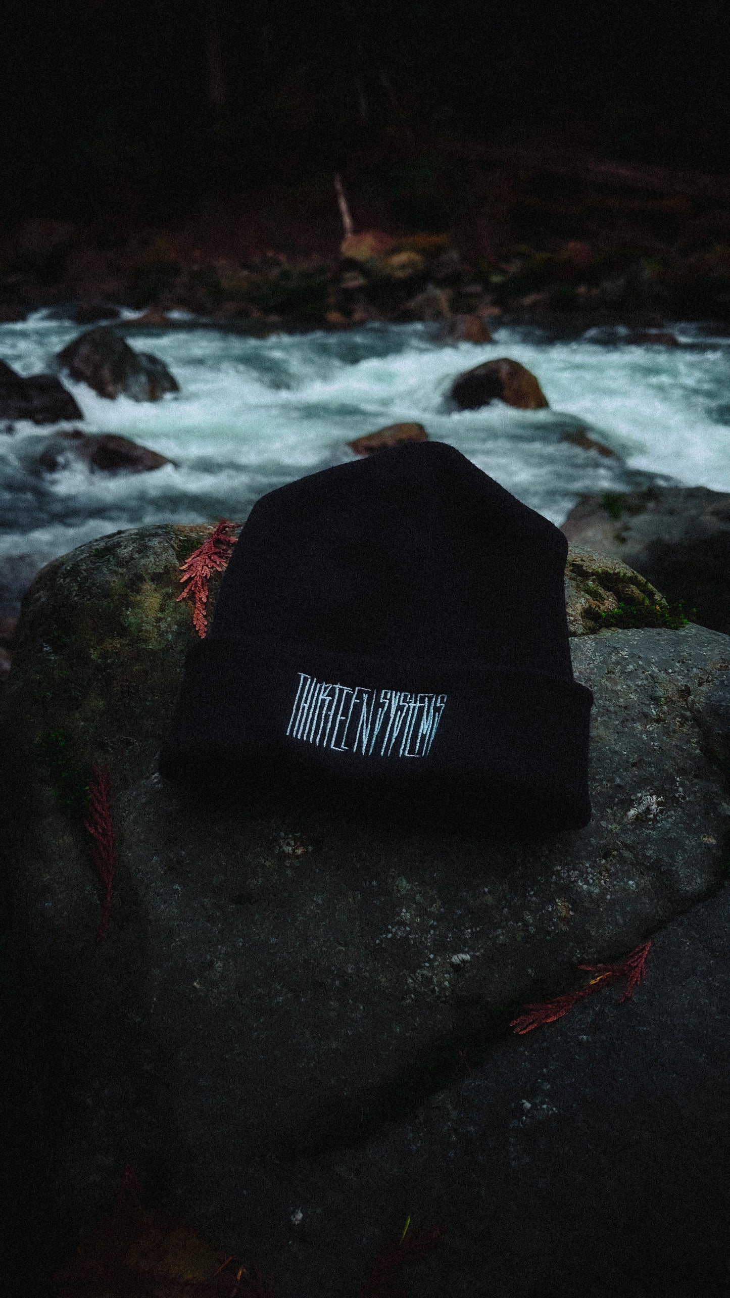 Thirteen Dark Logo Beanie - Black