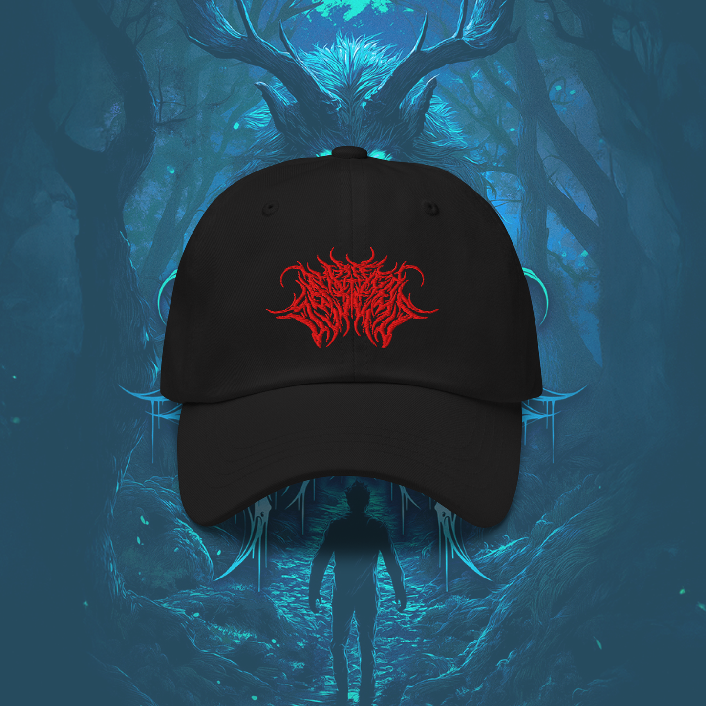 Deathcore Dad Hat - Black/Red