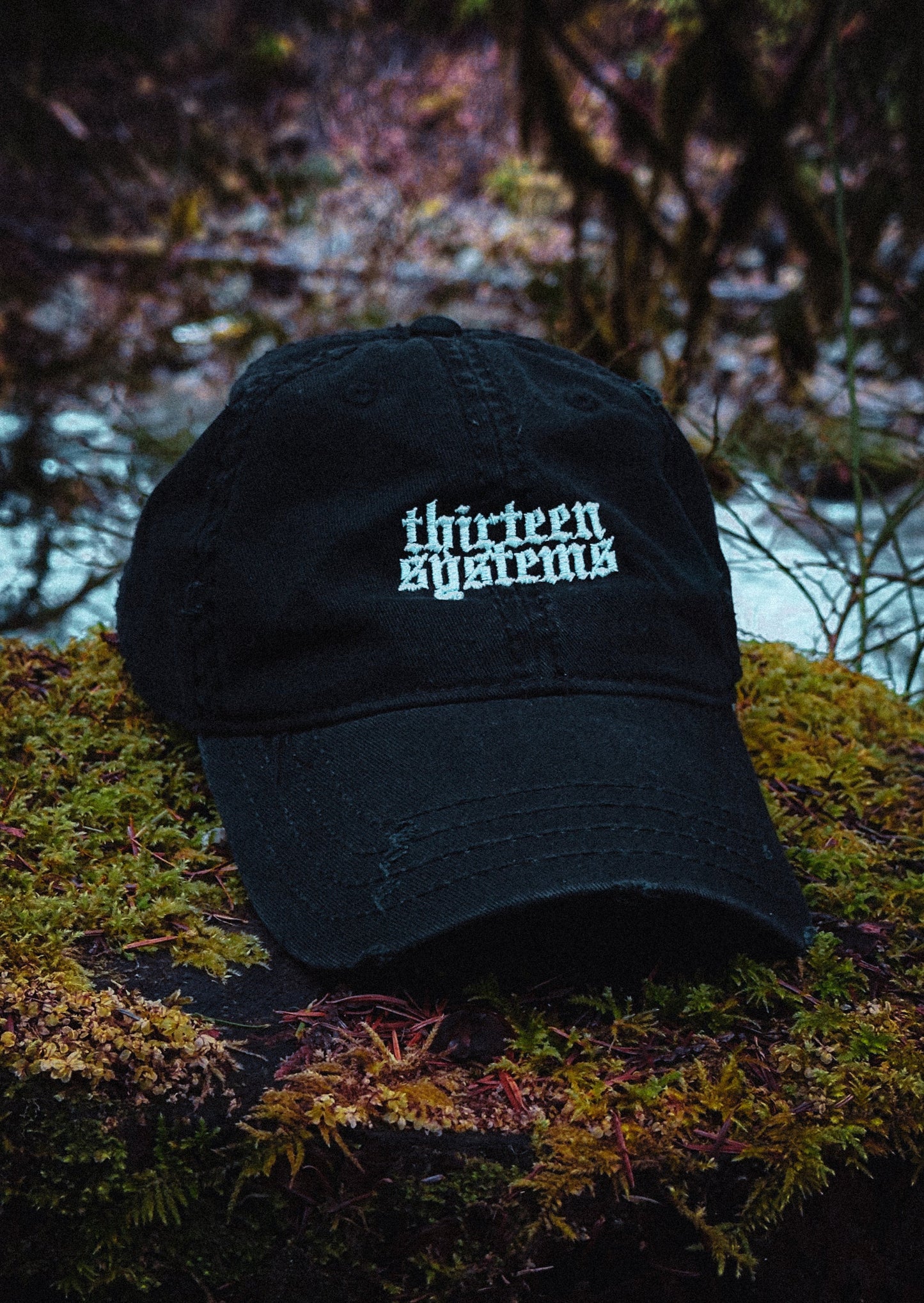 Thirteen Systems Distressed Dad Hat