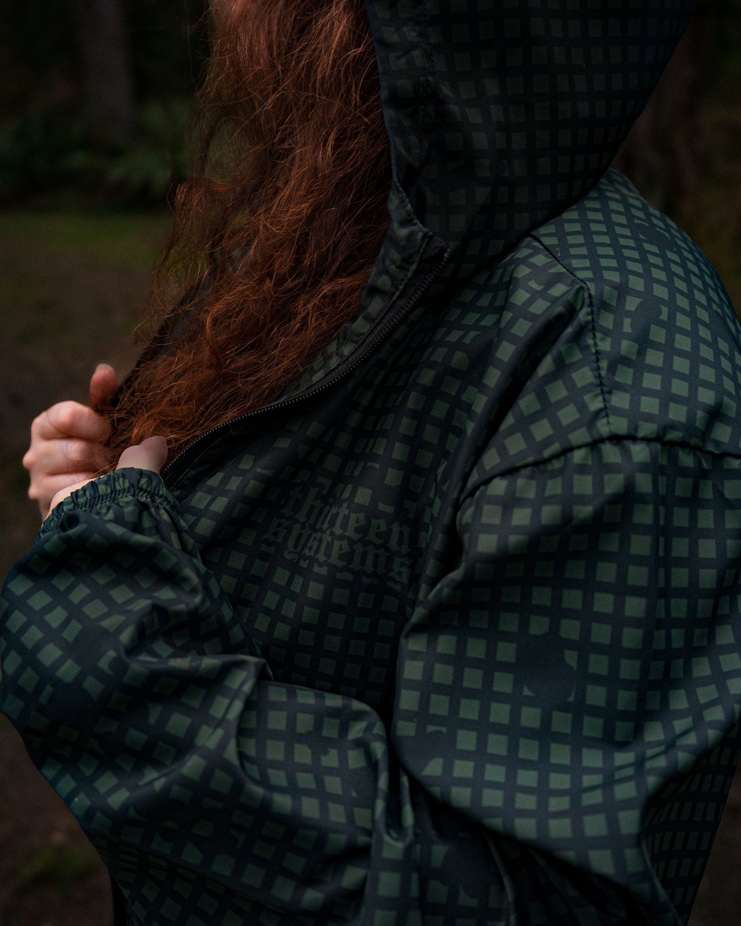Desert Night Camo Lightweight Zip-Up Windbreaker