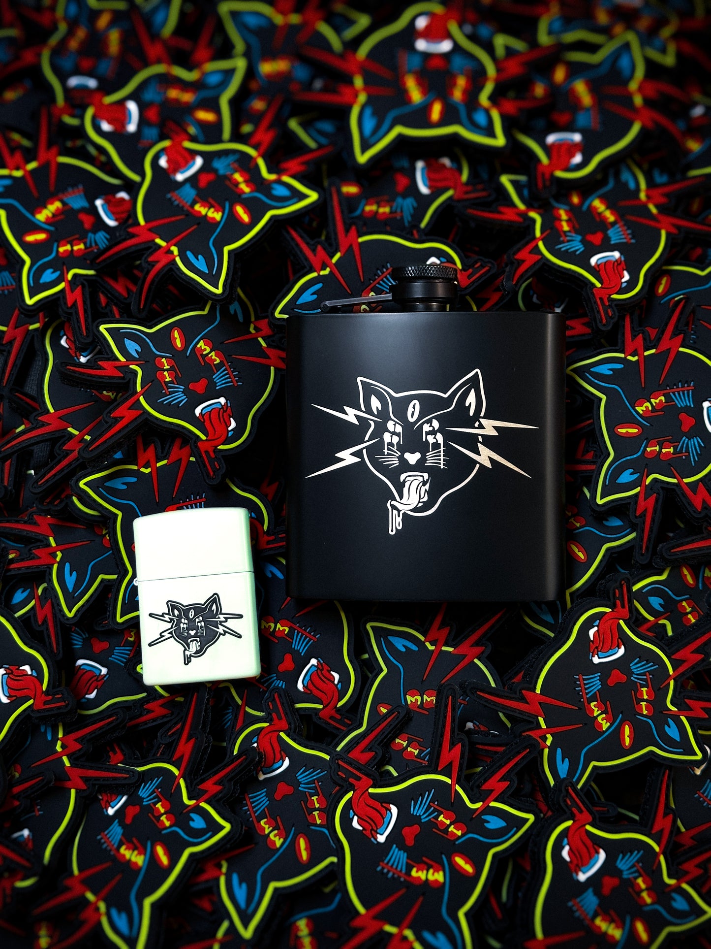 Black Cat v2 - PVC Glow Patch