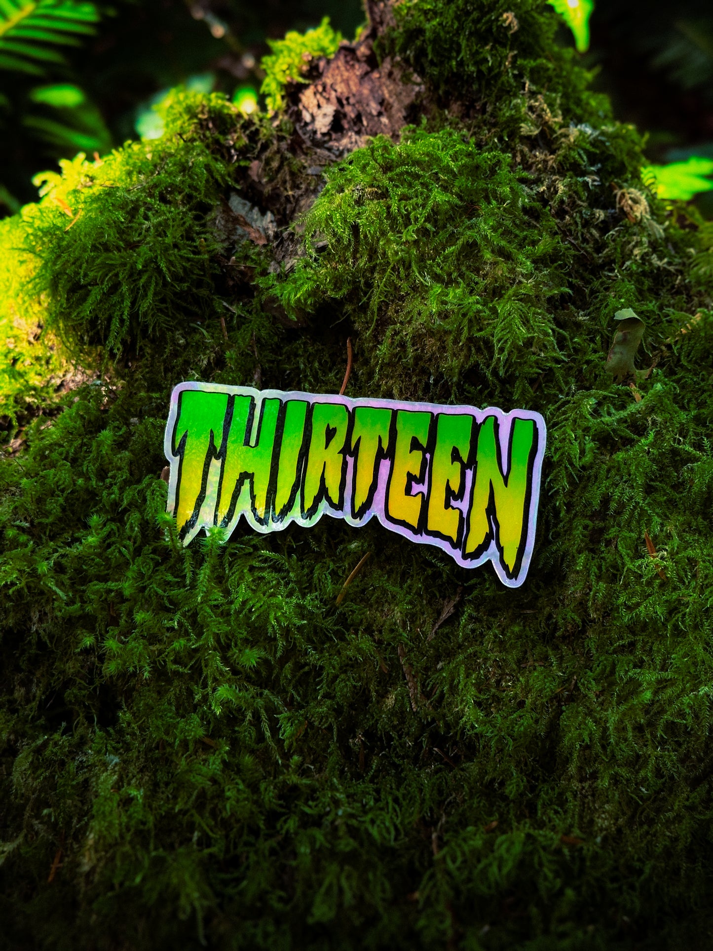 Thirteen Skate Logo Holographic Slap