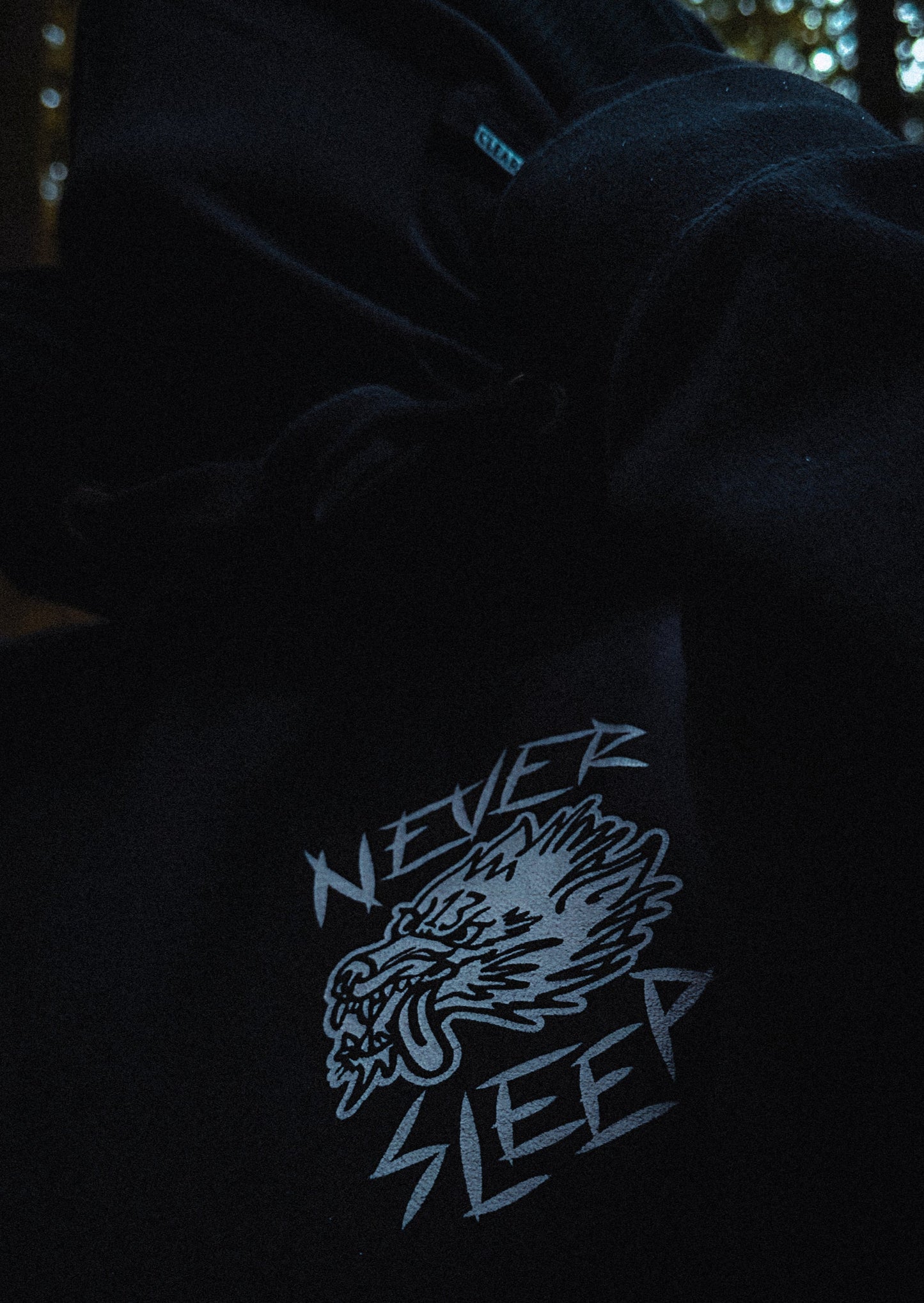 Never Sleep Wolf Hoodie