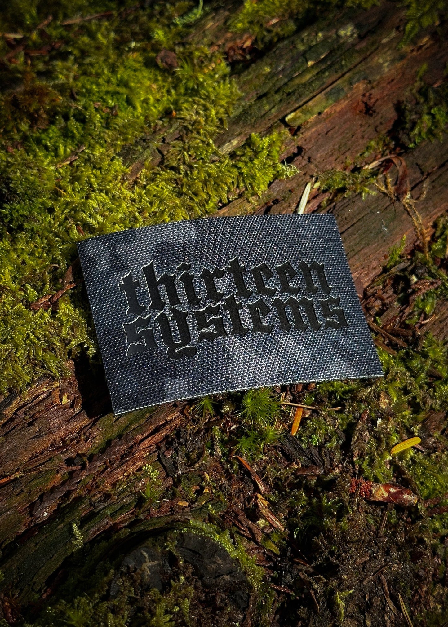 Thirteen Systems Logo 3x2 Patch - Blacktarn/IR