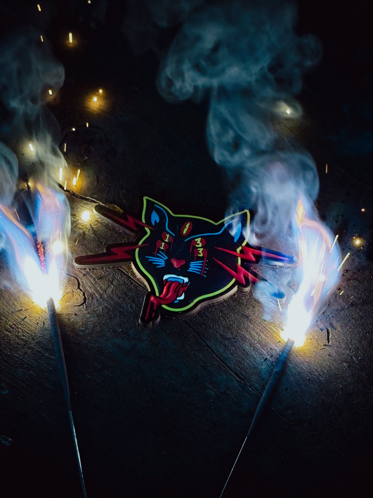 Black Cat v2 - PVC Glow Patch