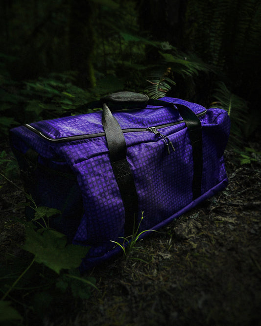 Purple Desert Night Camo 50L Kit Duffel