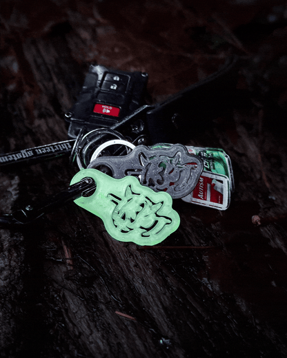 Reaper Stencil Keychain