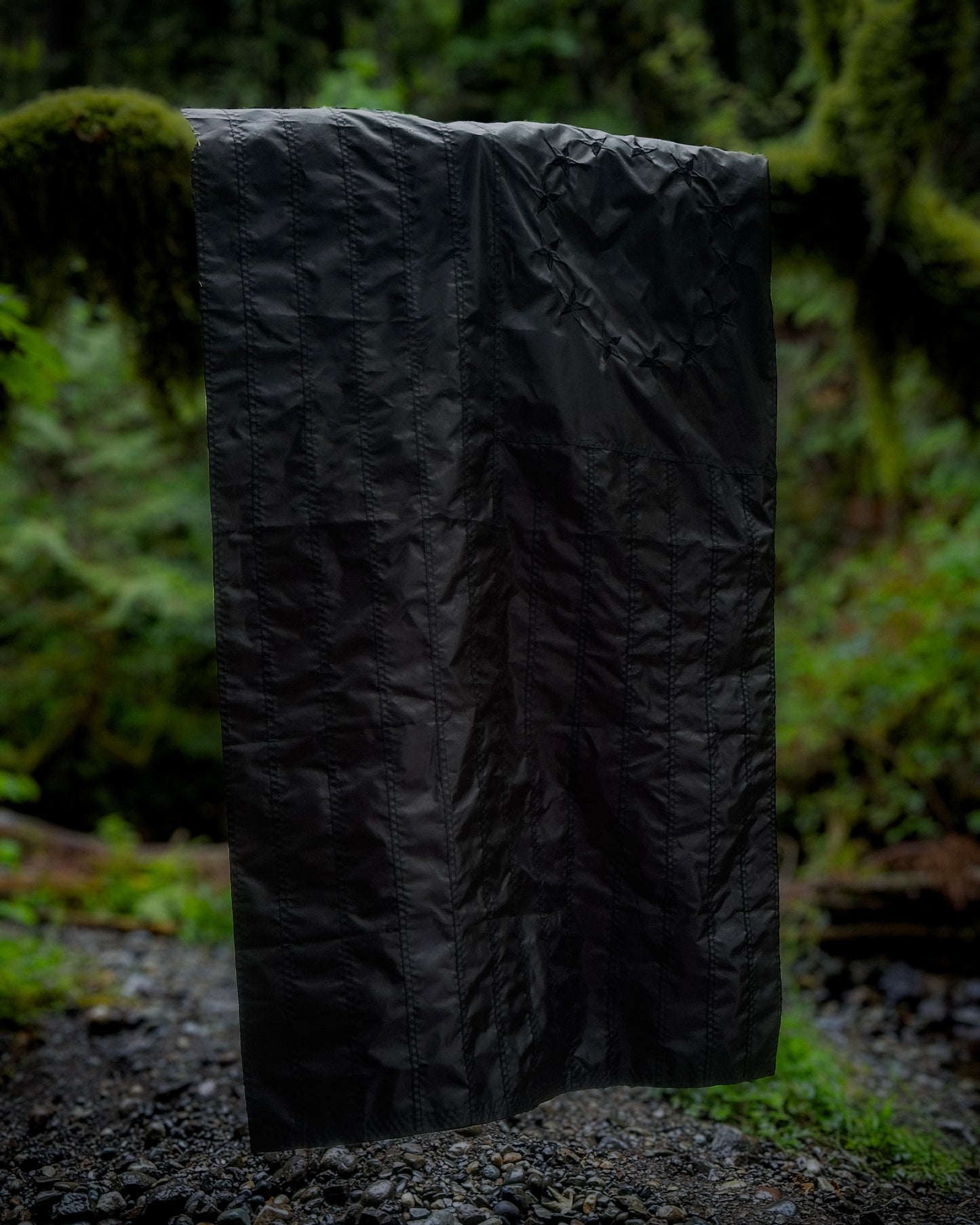 Blacked Out Betsy Ross American Flag