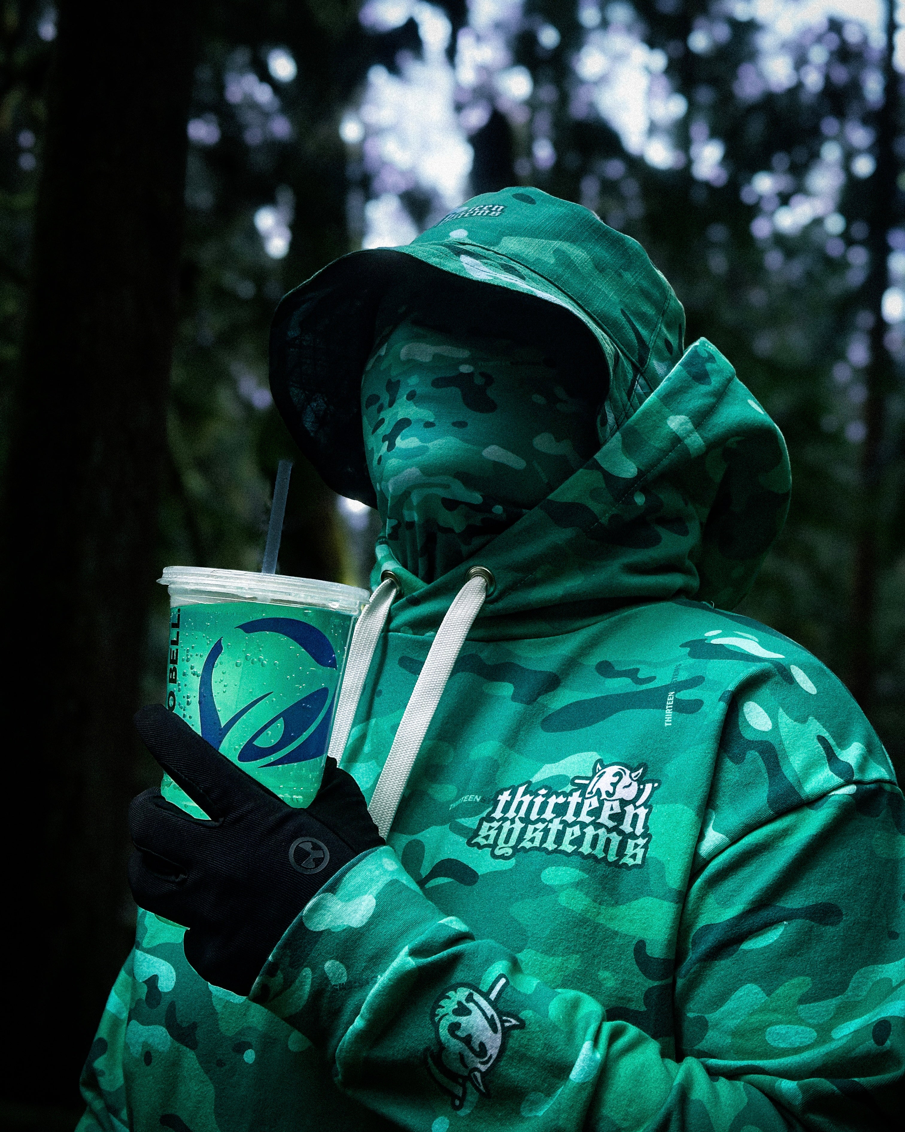 MANWITHAMISSIONWolfテックジャンバー緑 MultiBlast Hoodie – Thirteen Systems