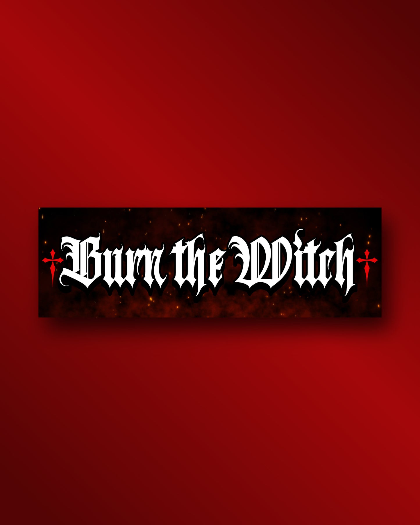 Burn the Witch Bumper Sticker