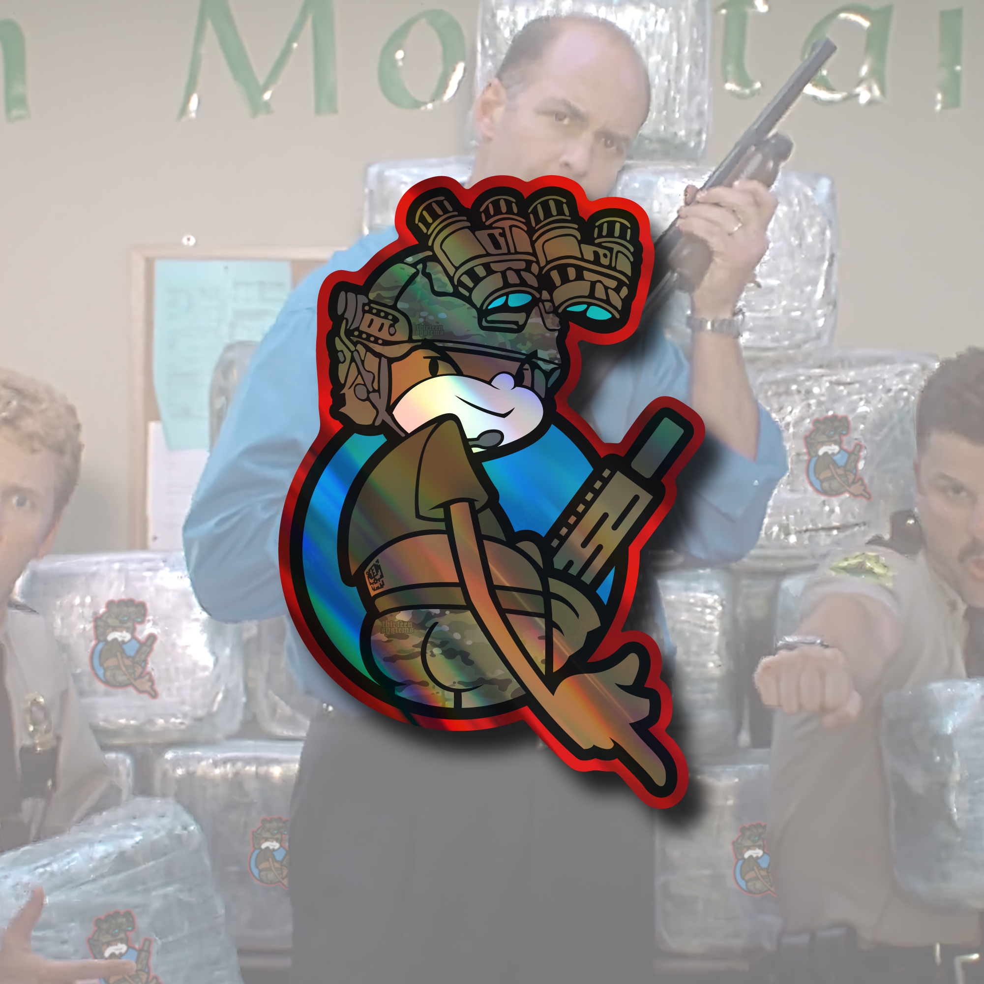 Operator Chimpo Holographic Slap – Thirteen Systems