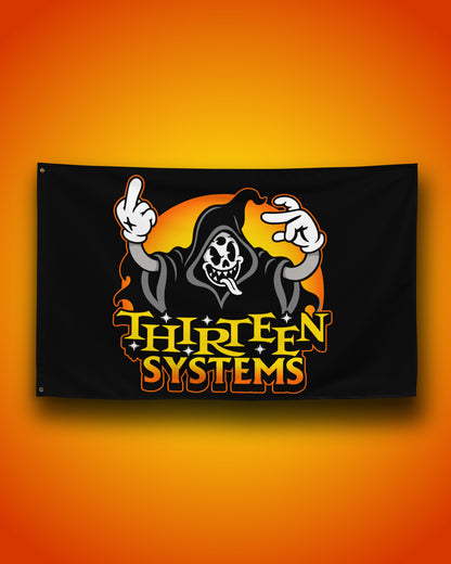 Thirteen Systems Halloween Reaper Flag