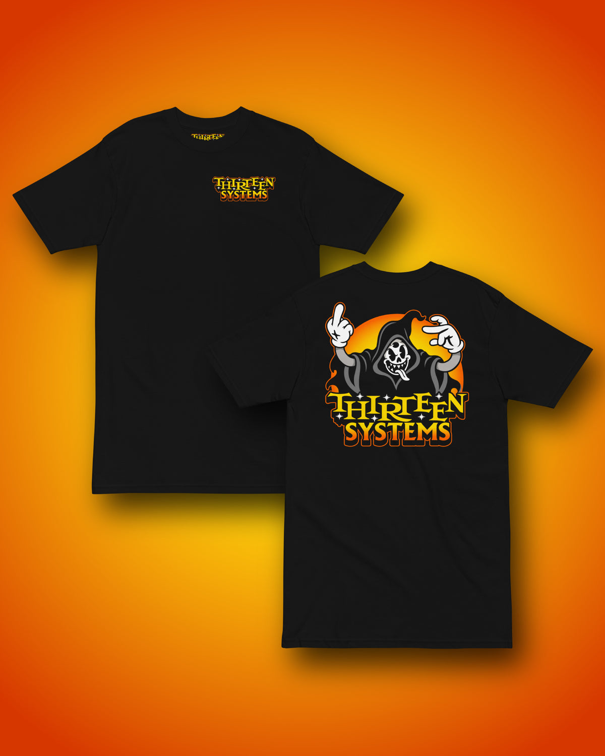 Thirteen Systems Halloween Reaper Heavyweight Tee