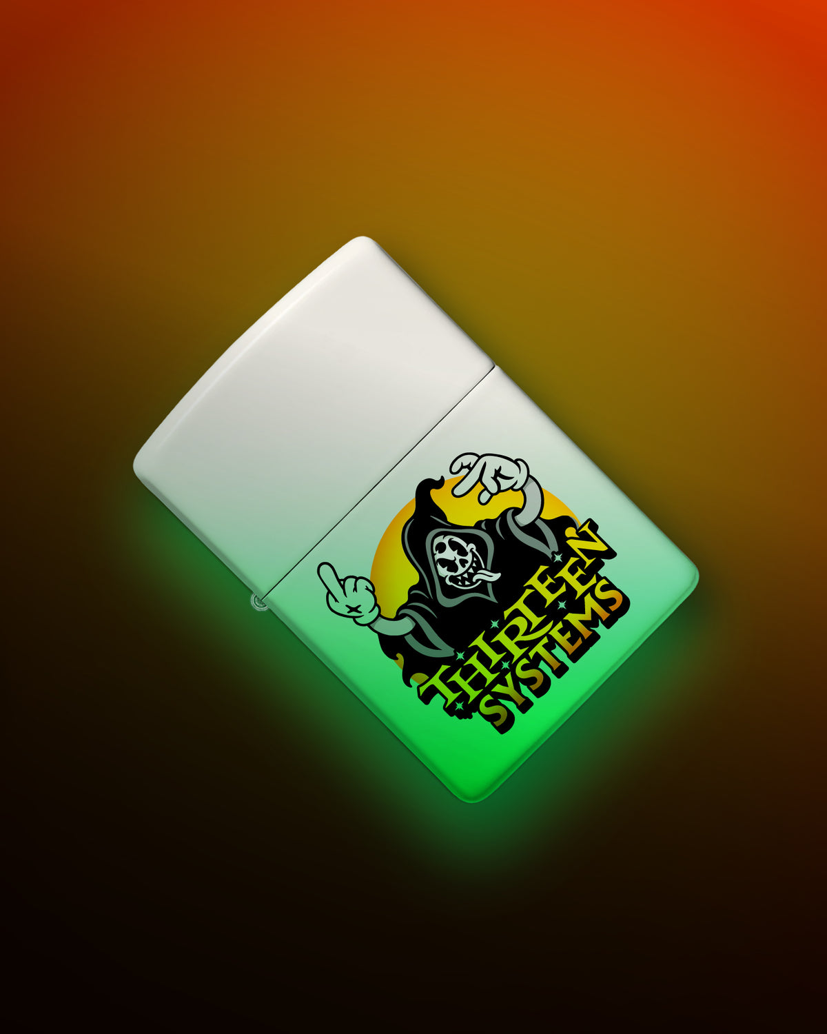 Thirteen Systems Halloween Reaper Zippo