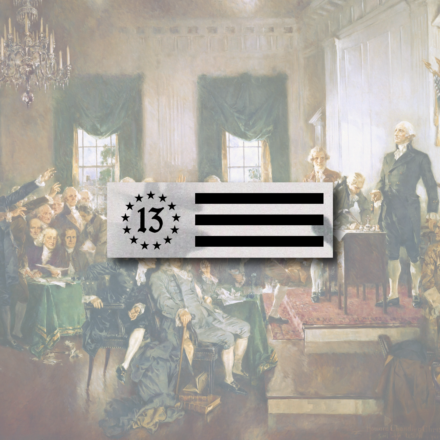 Thirteen Colonies Flag Patches