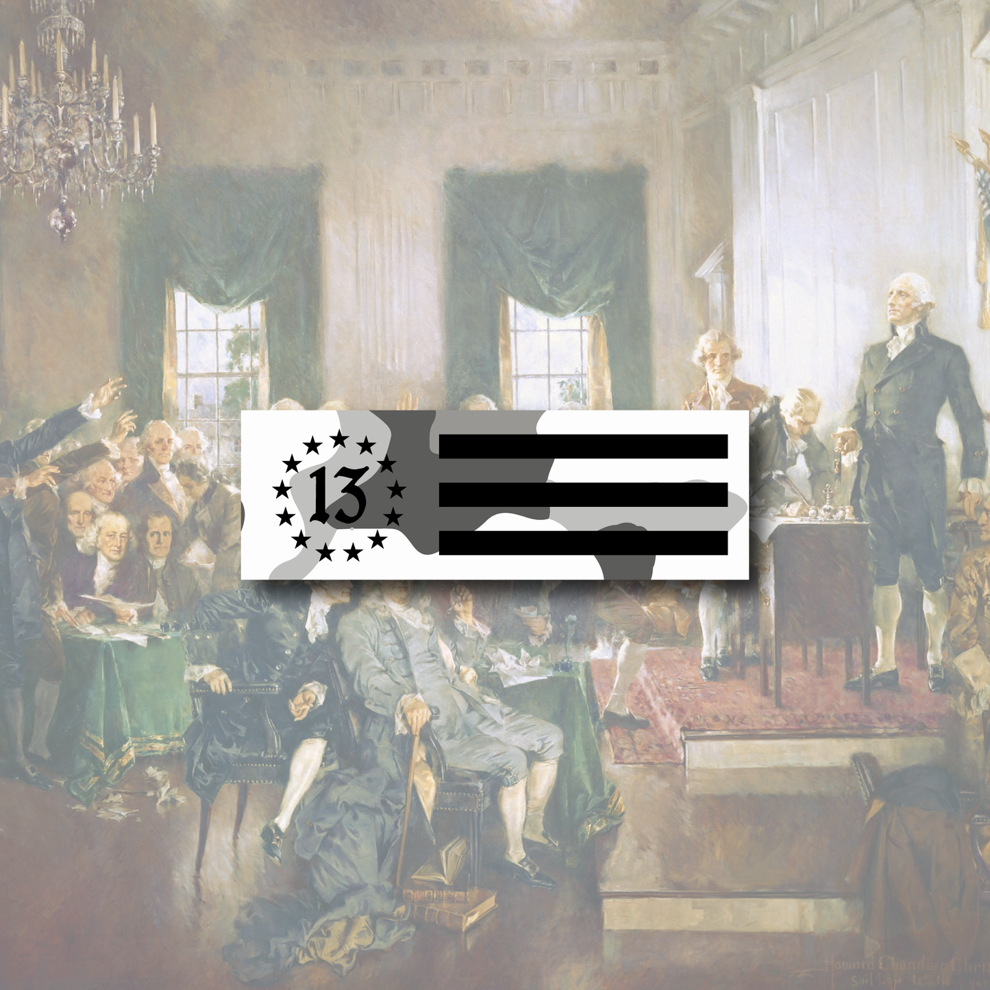 Thirteen Colonies Flag Patches
