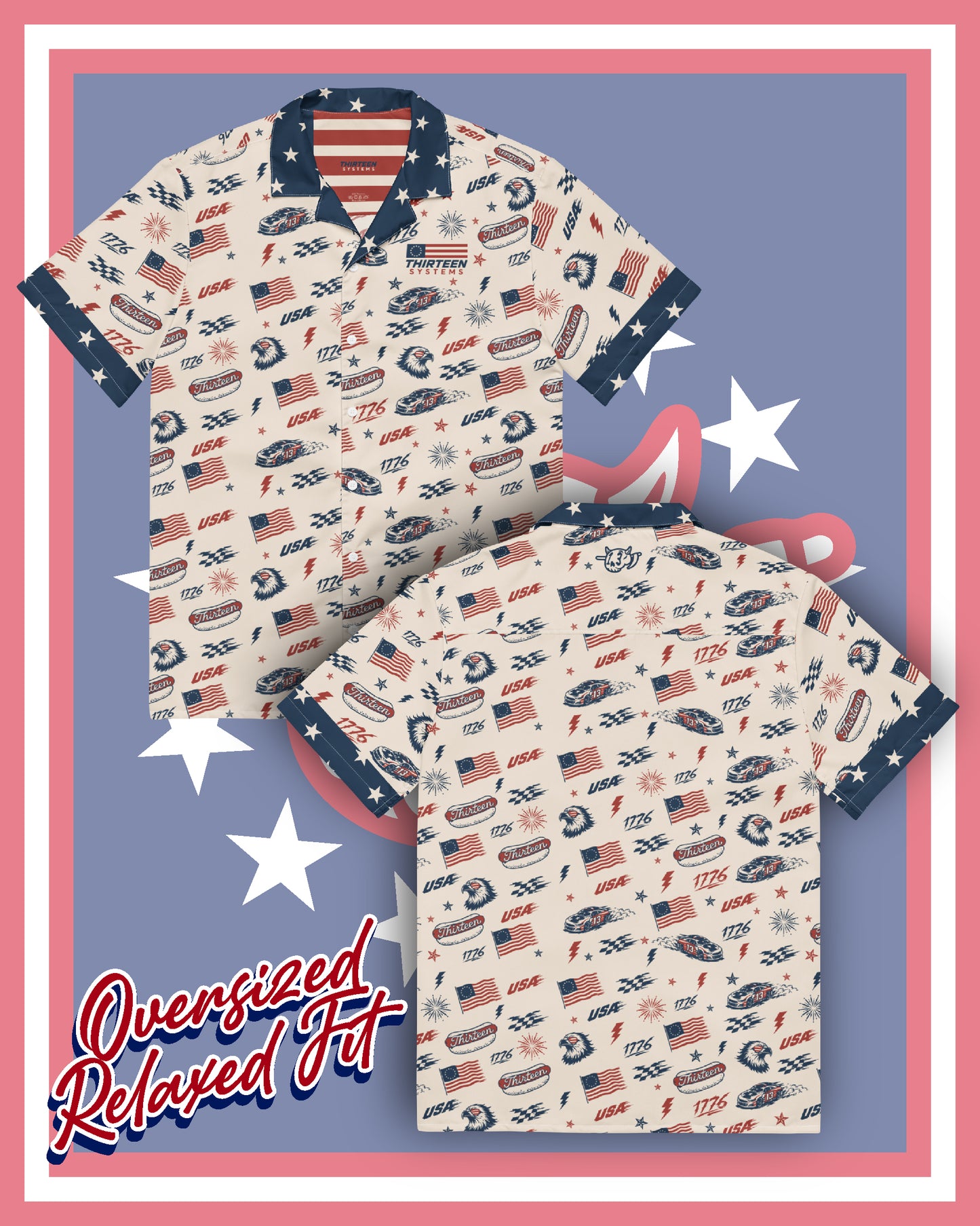 Patriot Button Up Shirt - Extra Relaxed Fit