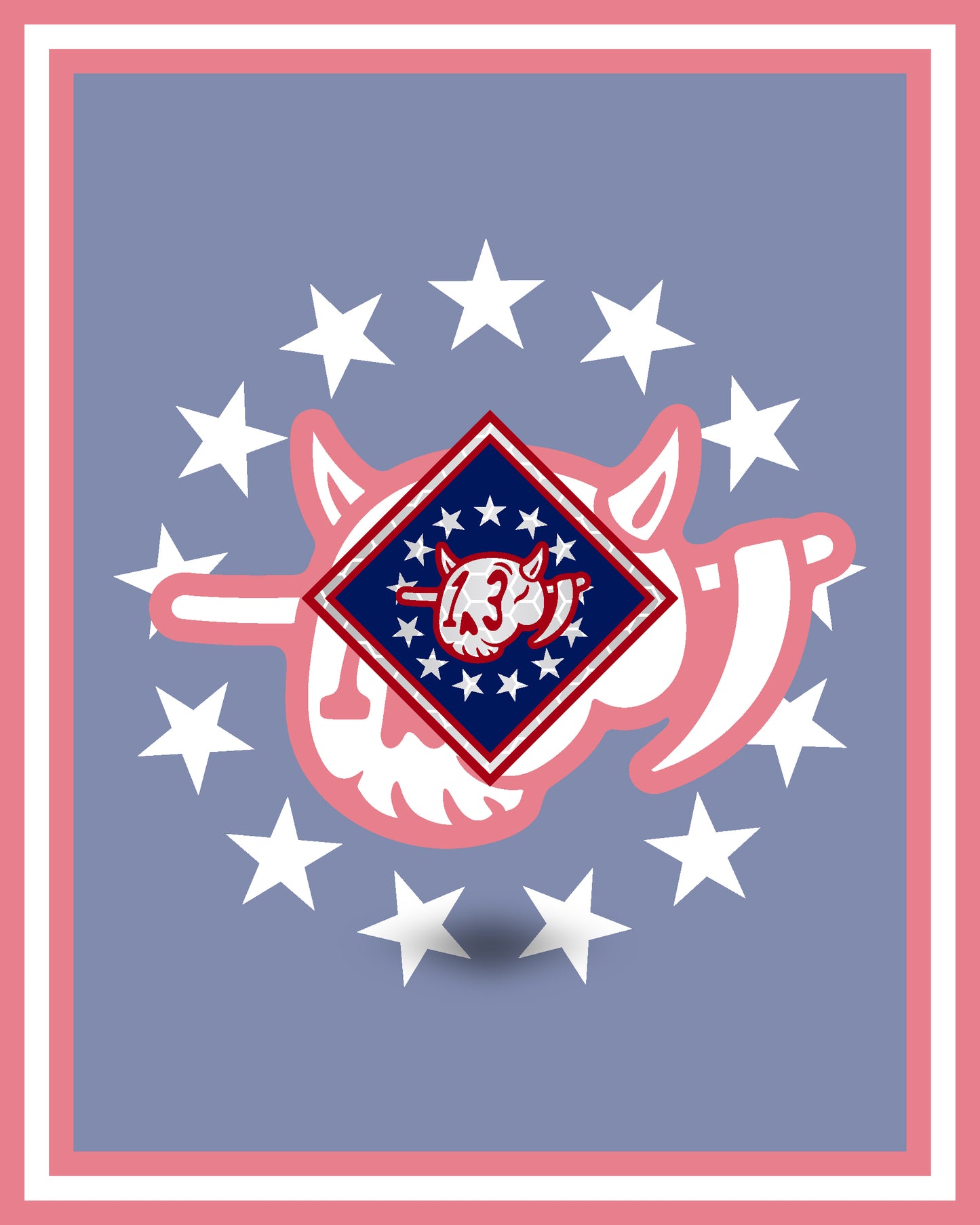Patriotic Reaper Badge Patch
