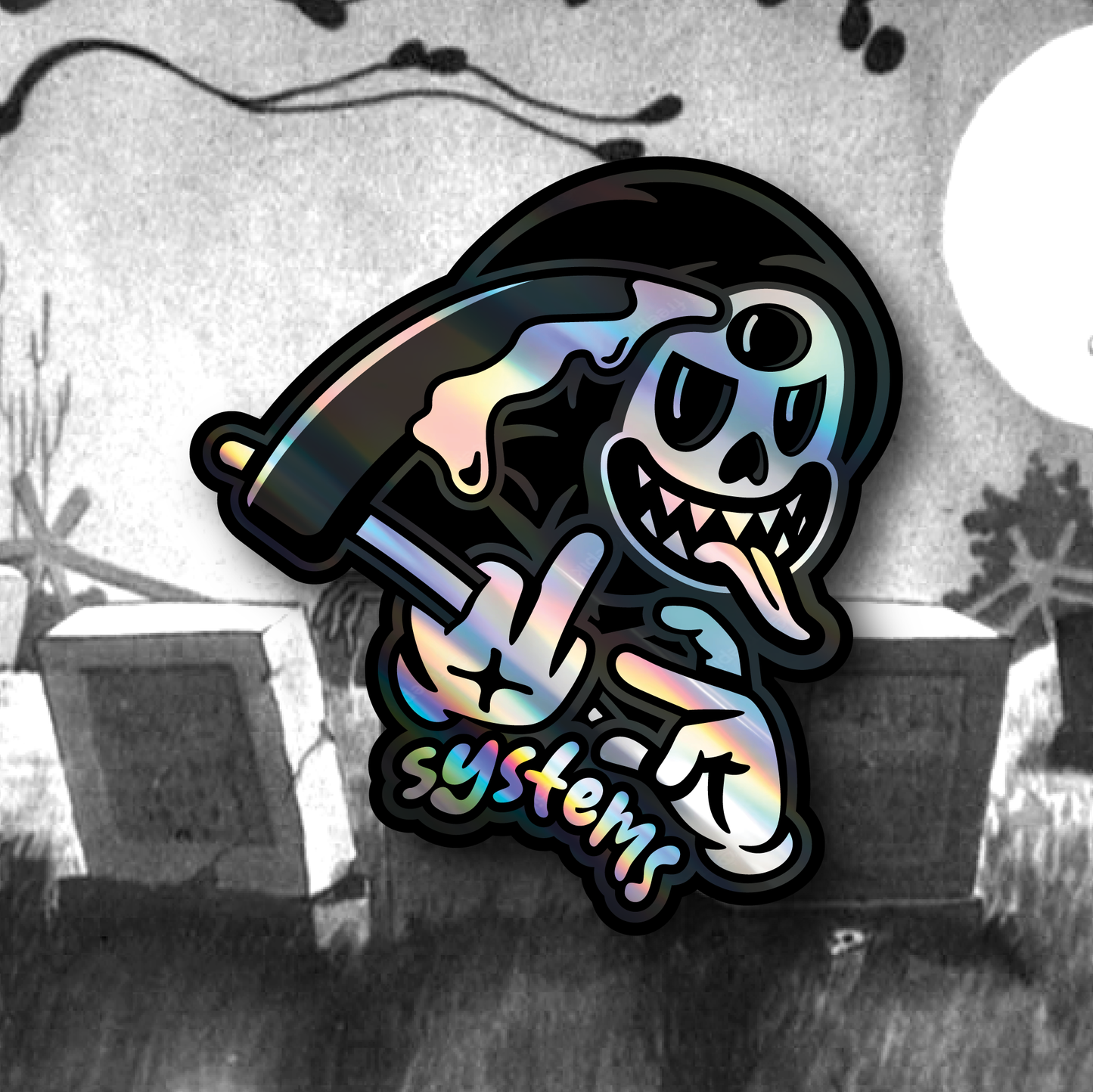 Rubberhose Reaper Holographic Slap