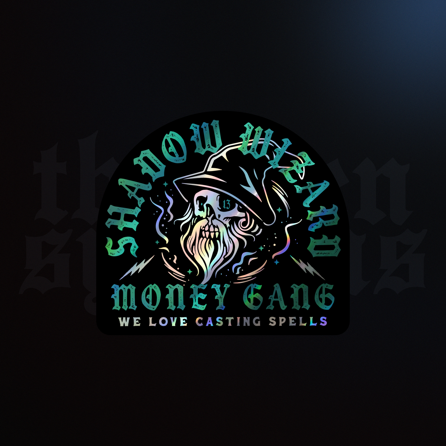 Shadow Wizard Money Gang Holographic Slap